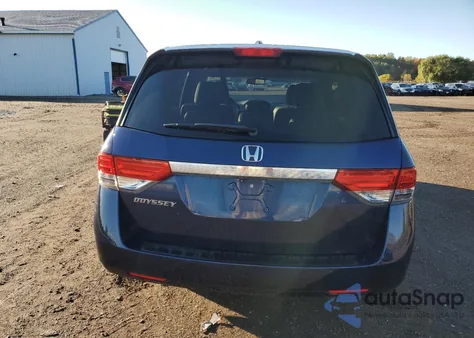 2014 Honda Odyssey Exl из США, поврежденный, VIN 5FNRL5H63EB069066